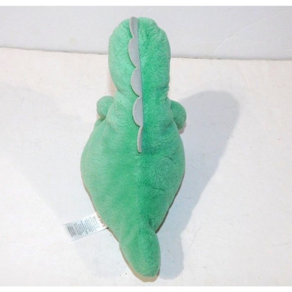 Carters 2018 Green Gray 9" Plush Dinosaur stuffed 67603 lovey - Picture 5 of 6